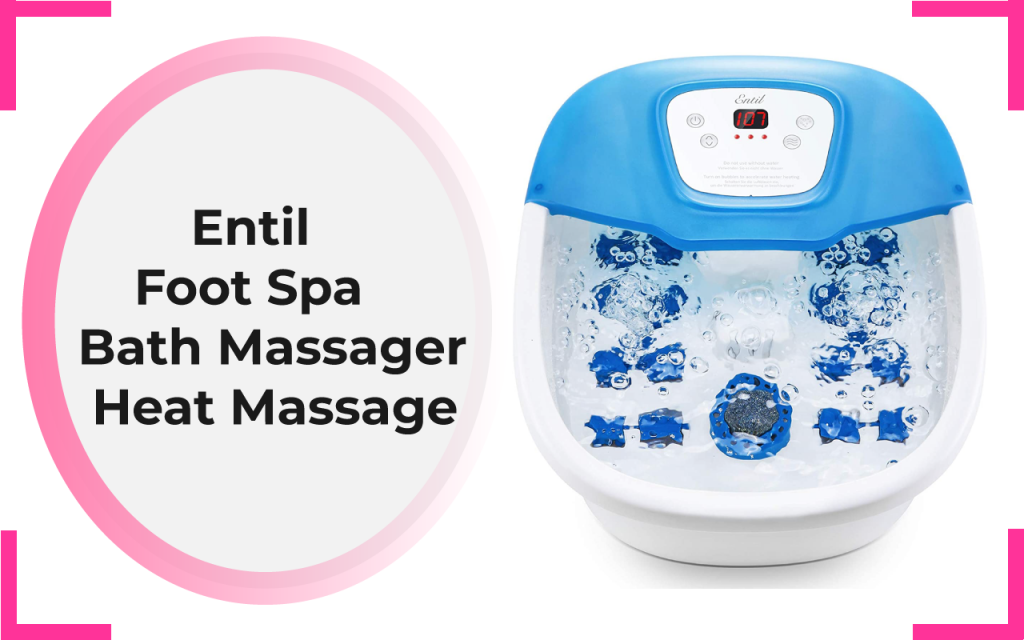 Entil Foot Spa Bath Massager- Heat Massage
